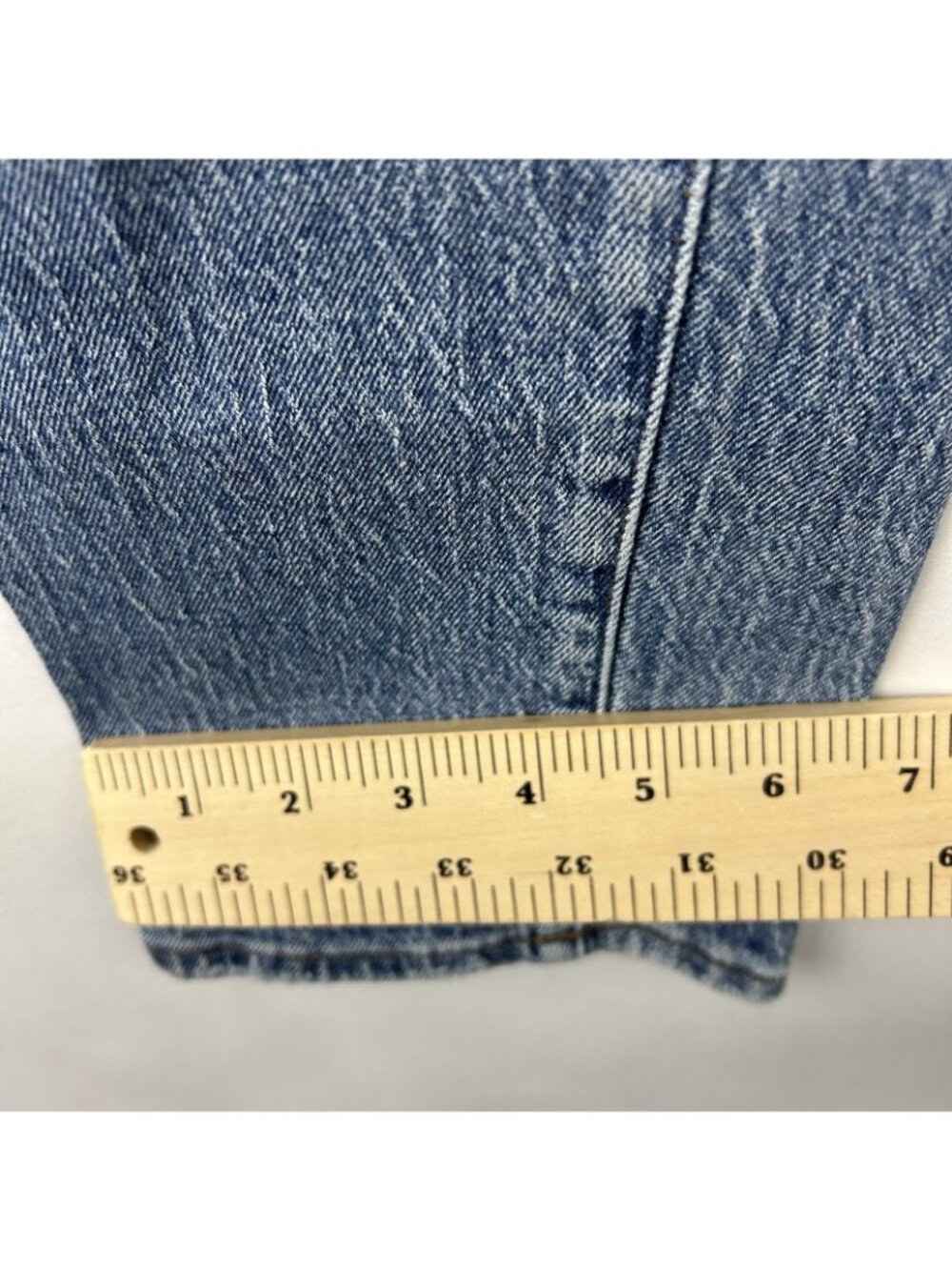 Madewell Womens High Rise Classic Straight Leg Jeans Size 25 Blue Preppy Casual - Picture 9 of 16